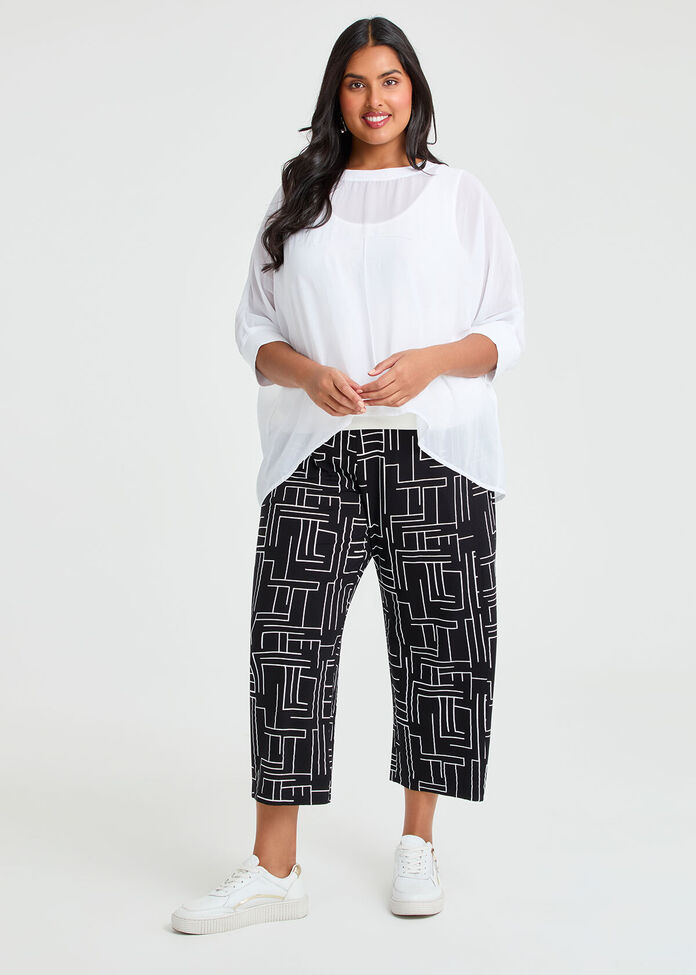 Chiffon Arlie Layering Top, , hi-res