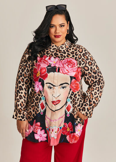 Plus Size Leonie Natural Portrait Shirt