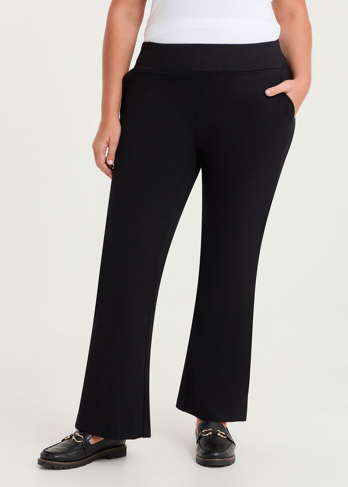 Bootleg Natural Ponte Pant, , hi-res