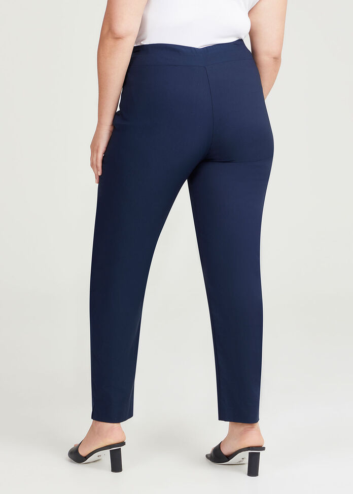 Shop Plus Size Editorial Full Length Work Pant in Blue | Taking Shape AU