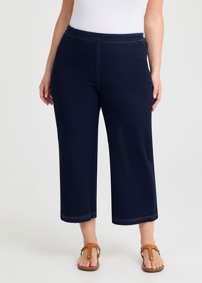 The Travel Wide Leg Crop Jean, , hi-res