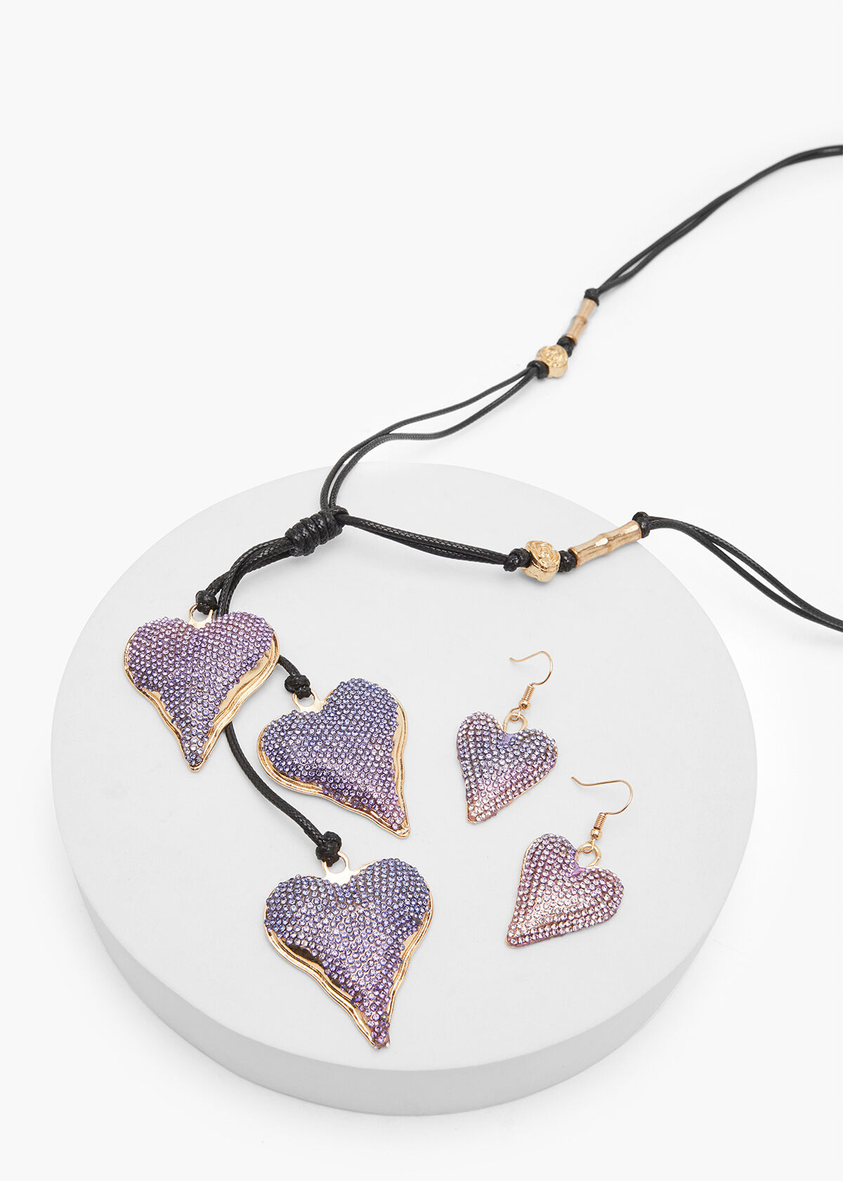 Three sales heart necklace