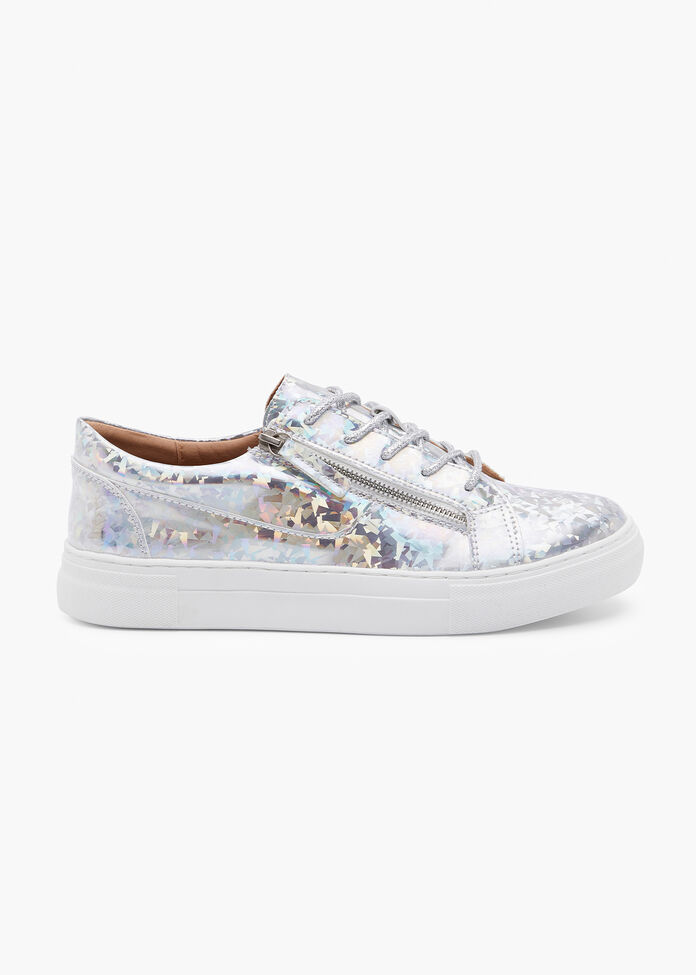 Shop Hologram Side Zip Sneaker | Comfortable Shoes | Taking Shape AU