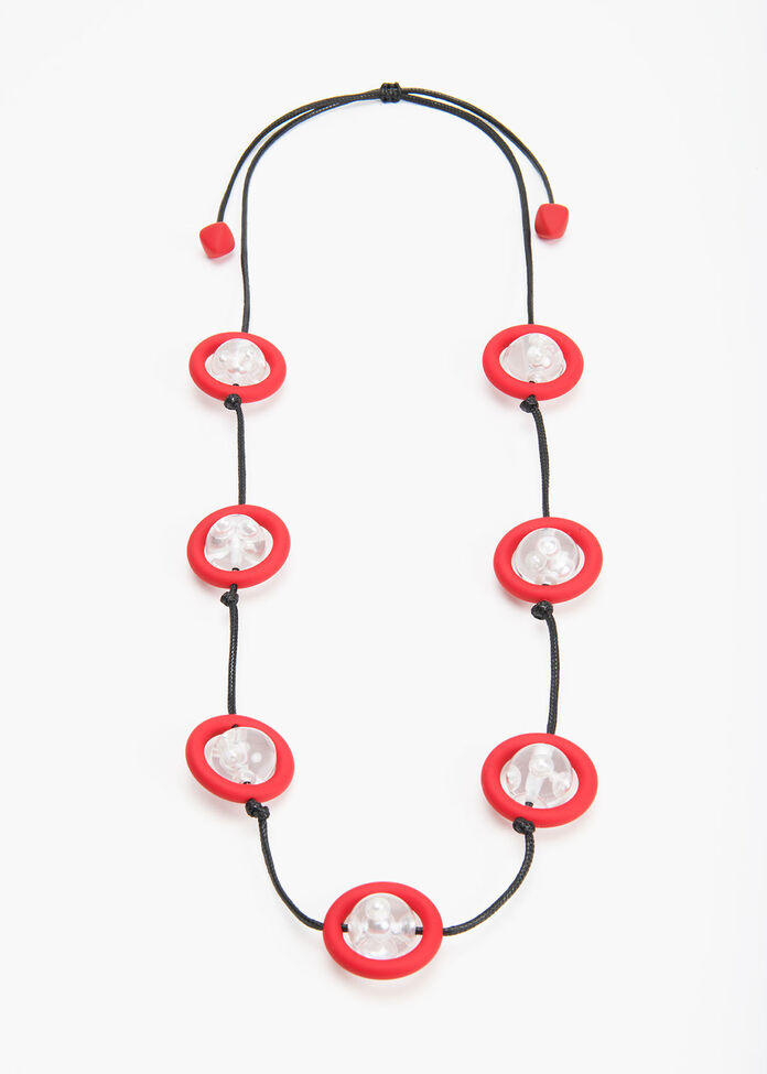 Pearl Circle Necklace, , hi-res