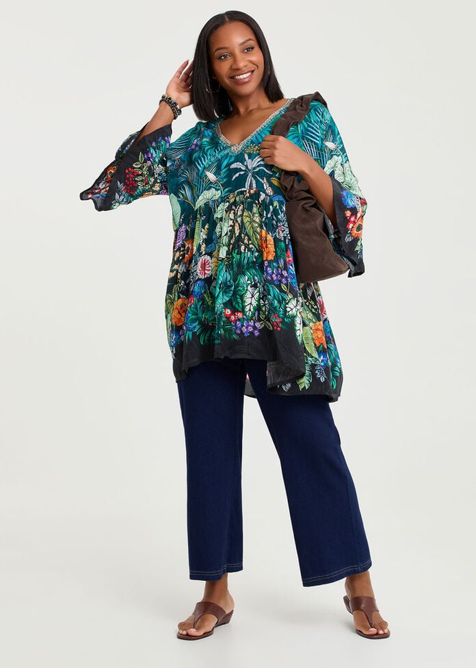 Natural Cascade Tunic, , hi-res