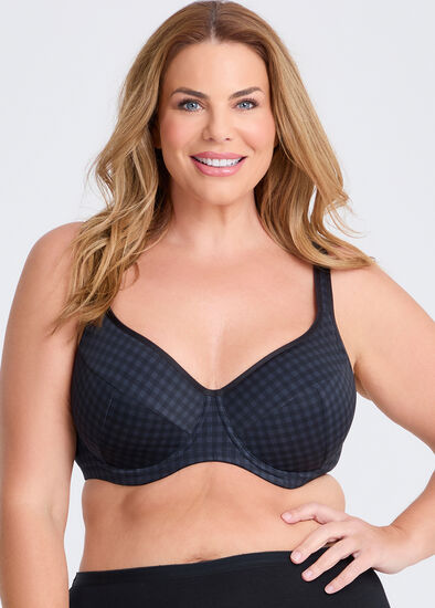 Plus Size Underwire Soft Cup T-shirt Bra