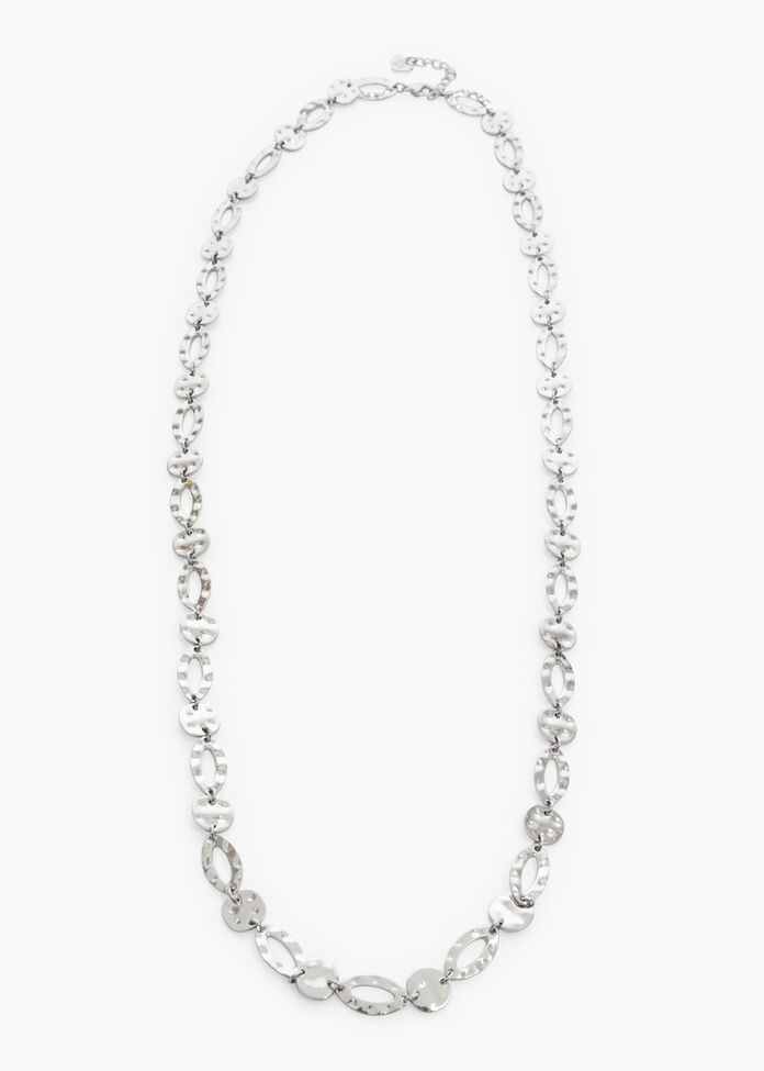 Premium Chain Detail Necklace, , hi-res