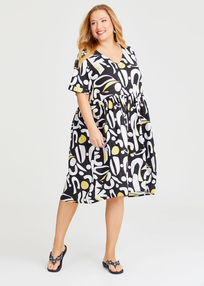 Natural Holiday Pocket Dress, , hi-res