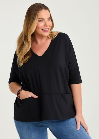 Plus Size Pima Cotton Icon Top