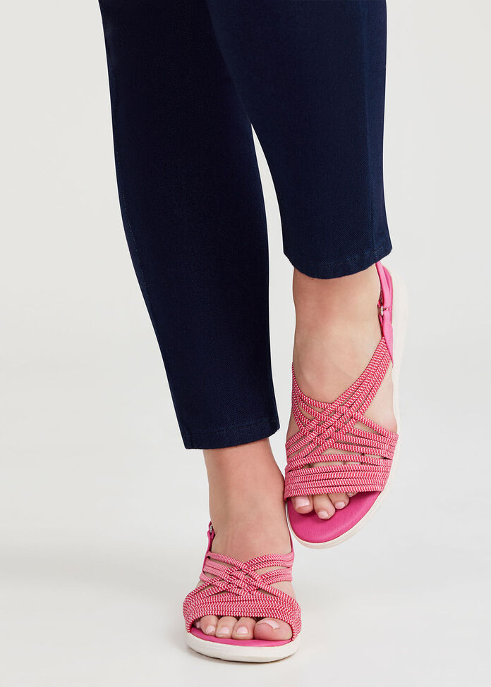 Elastic Flex Comfort Sandal, , hi-res