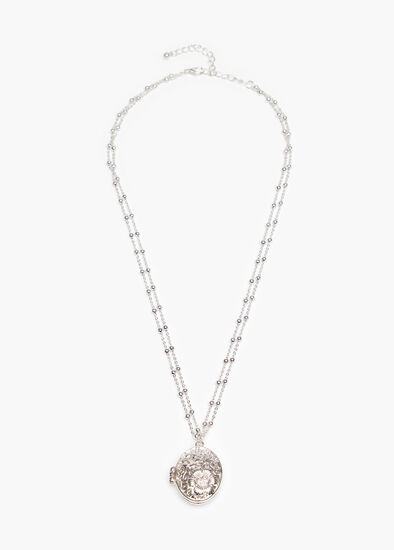 Bohemian Locket Necklace