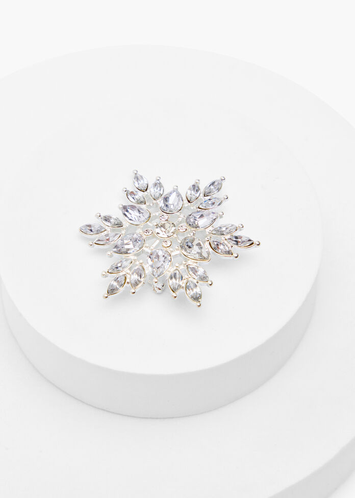 Shop Christmas Snowflake Brooch in Black | Accessories | Taking Shape AU