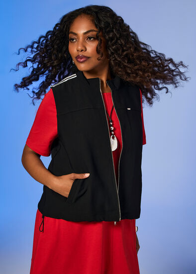 Plus Size Natural Maia Vest