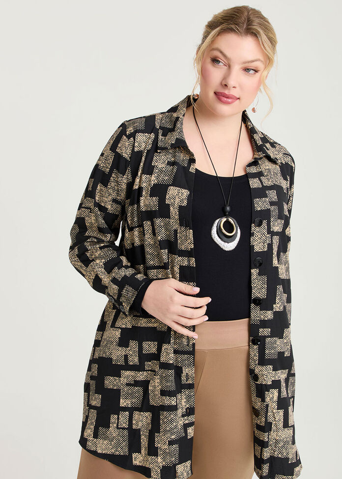 Tetris Sunray Pleat Shirt, , hi-res