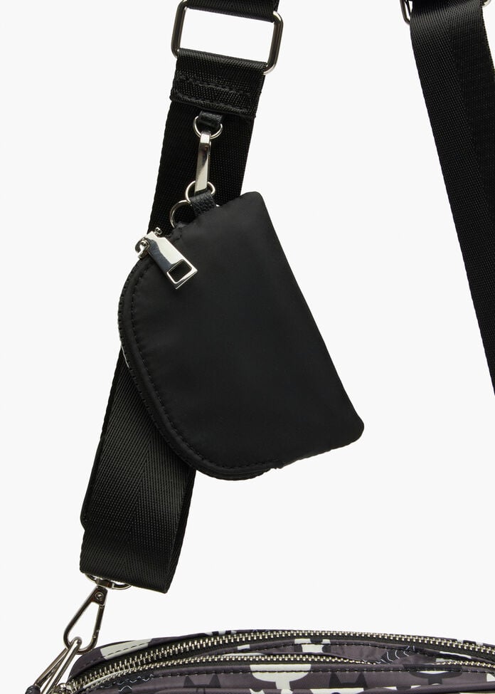 Nylon Zip Coin Purse, , hi-res