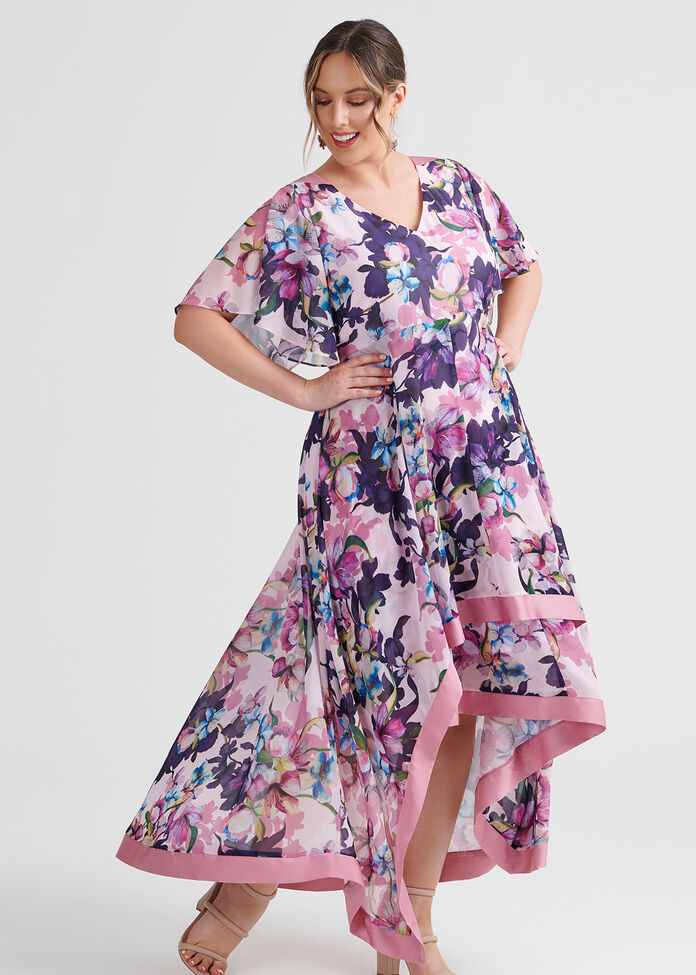Shop Plus Size Majestic Flora Dress in Multi | Sizes 12-30 | Taking ...