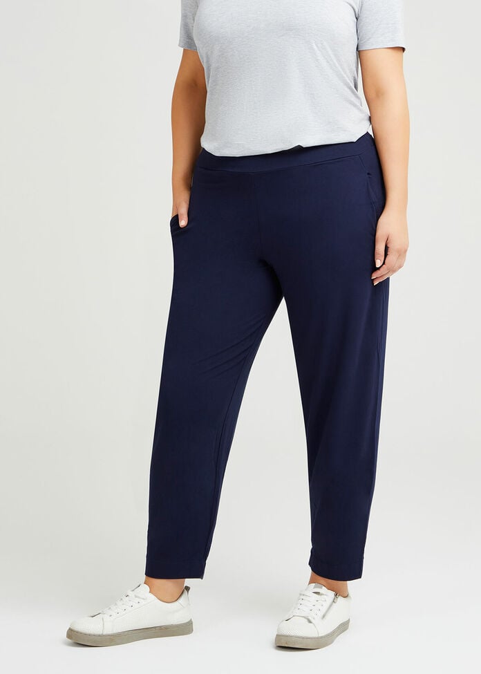Shop Plus Size Bamboo Lounge Pant in Blue, Sizes 12-30