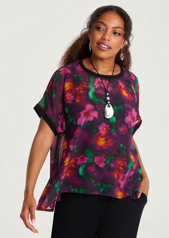 Chiffon Amiria Tunic, , hi-res