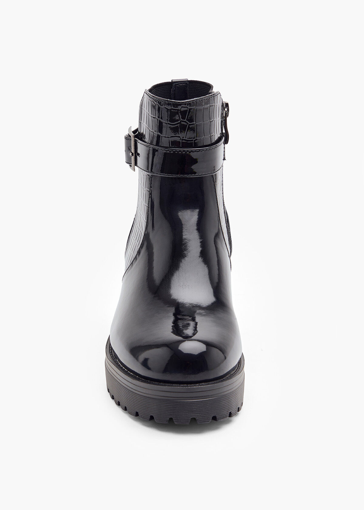 Shop Croc Patent Zip Boot Comfortable Shoes Taking Shape AU