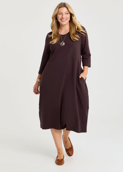 Plus Size Cotton Talia Tulip Dress