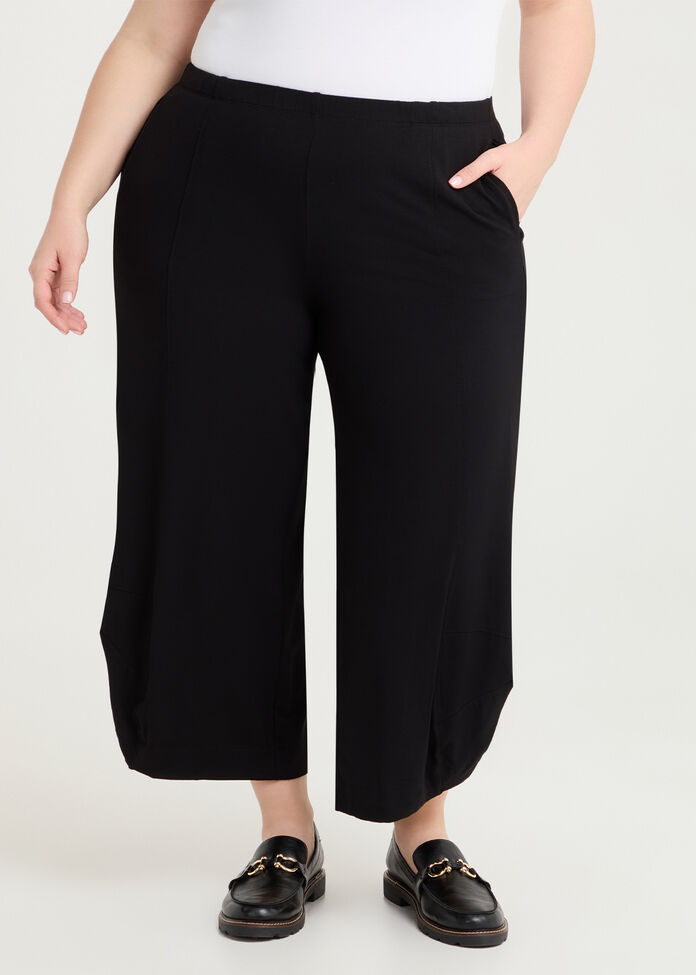 Petite Drape Lantern Natural Pant, , hi-res