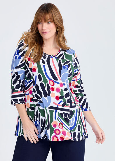 Plus Size Natural Brittany Top