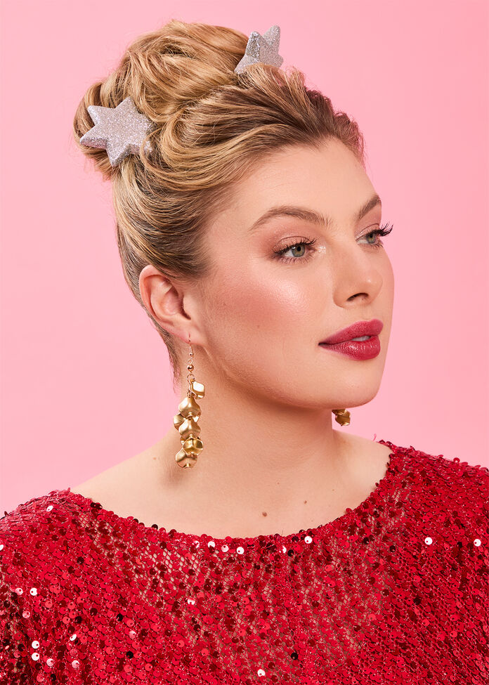 Petal Leaf Earrings, , hi-res
