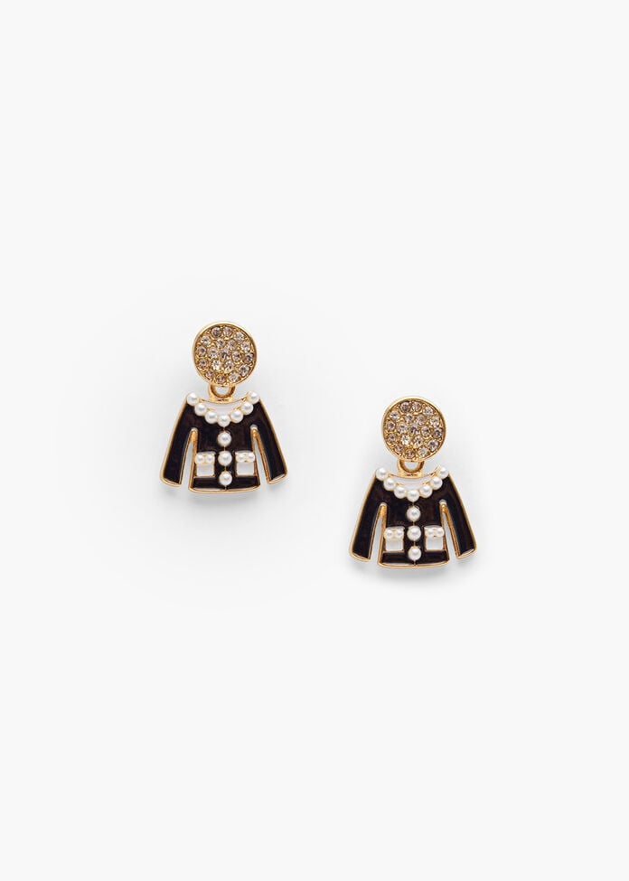 Diamante Lady Earrings, , hi-res