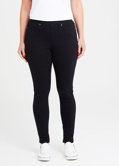 Shop Plus Size Australian Cotton Full Length Legging in Black