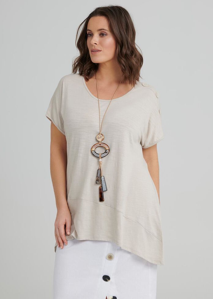 Thera Slub Top, , hi-res