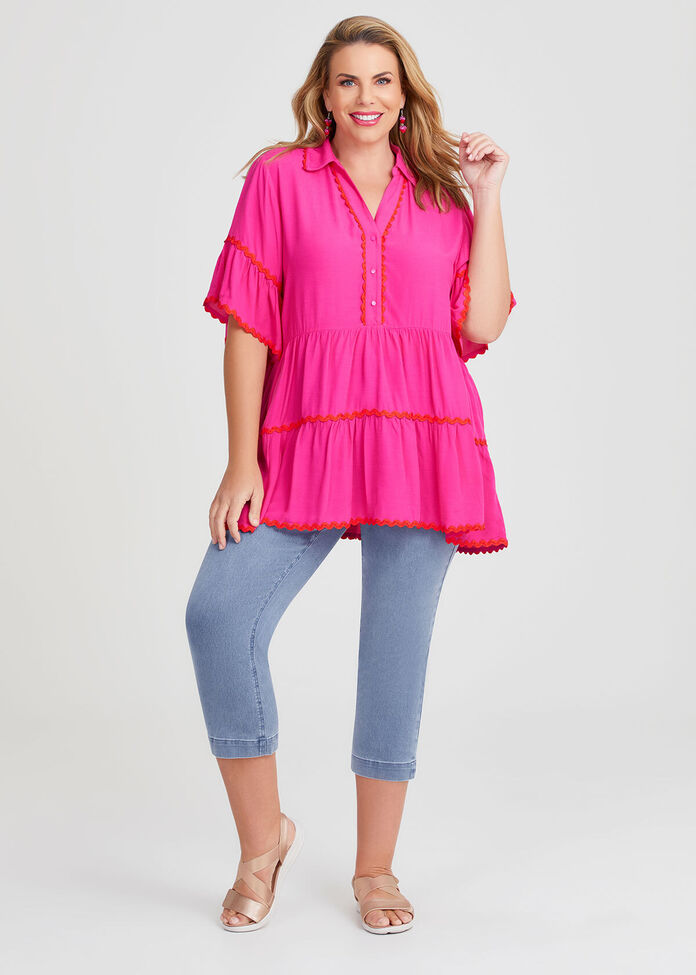 The Crop Luxe Looker Jean, , hi-res