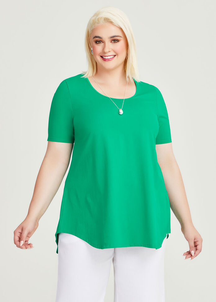Shop Plus Size Carol Top in Green | Taking Shape AU