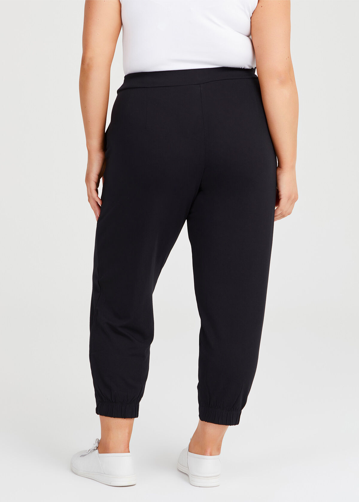 Shop Plus Size Petite Bamboo Lounge Pant in Black Taking Shape AU