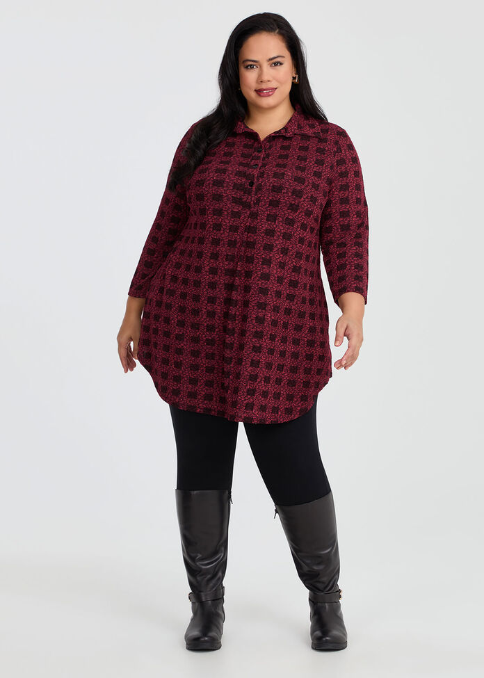 Check Luna Textured Revival Tunic, , hi-res