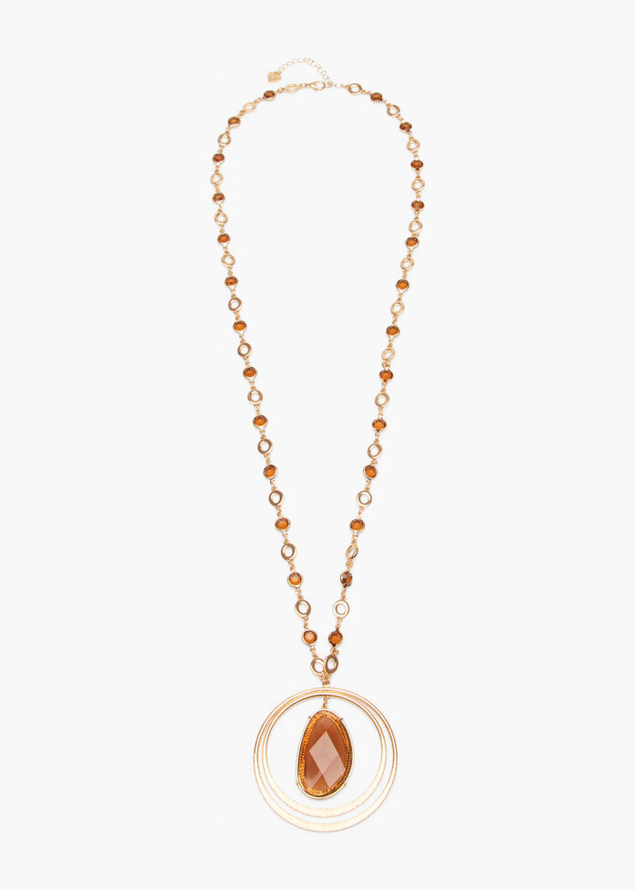 Pretty Gong Long Necklace, , hi-res