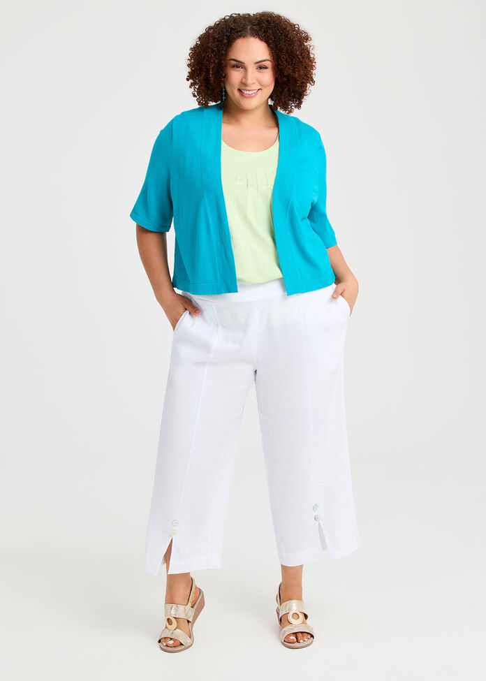 Jessie Crop Natural Cardigan, , hi-res