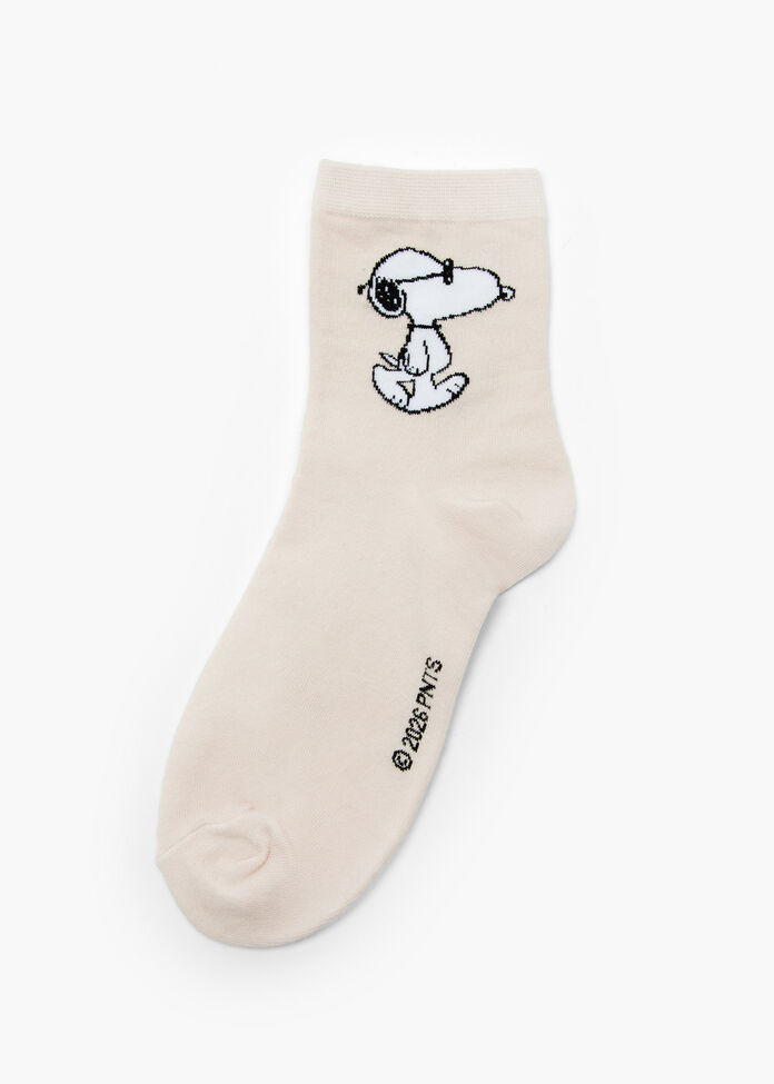 3 Pack Snoopy Cotton Socks, , hi-res