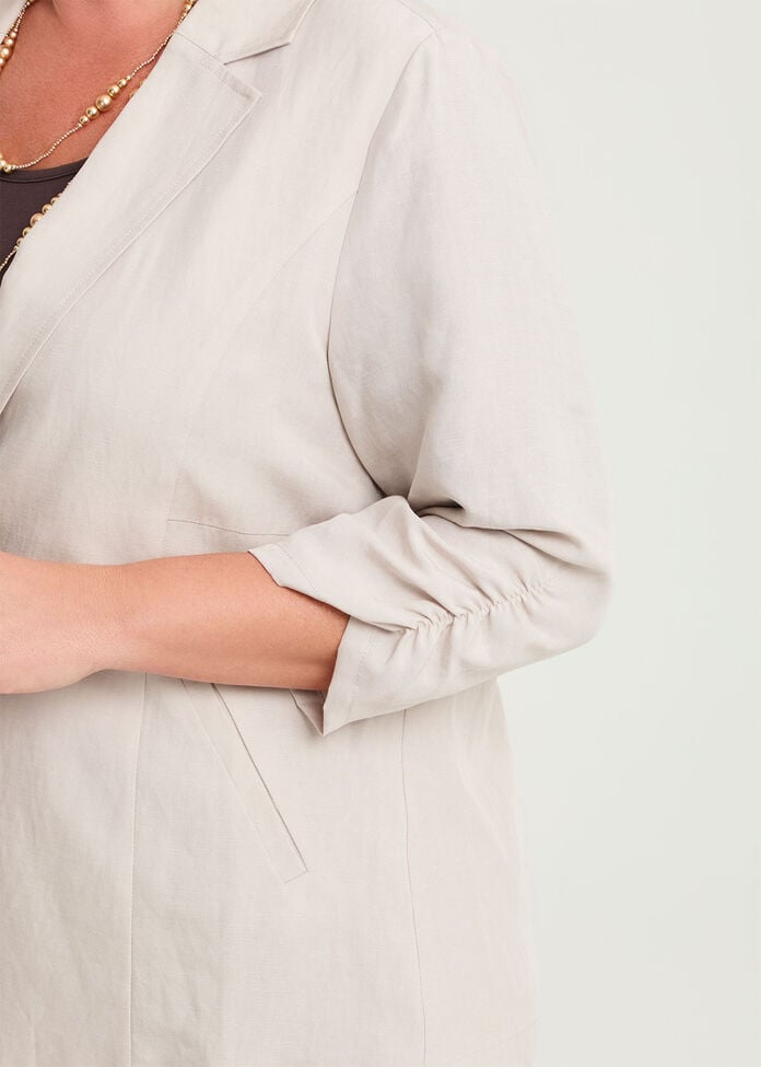 Relax Linen Blend Blazer, , hi-res