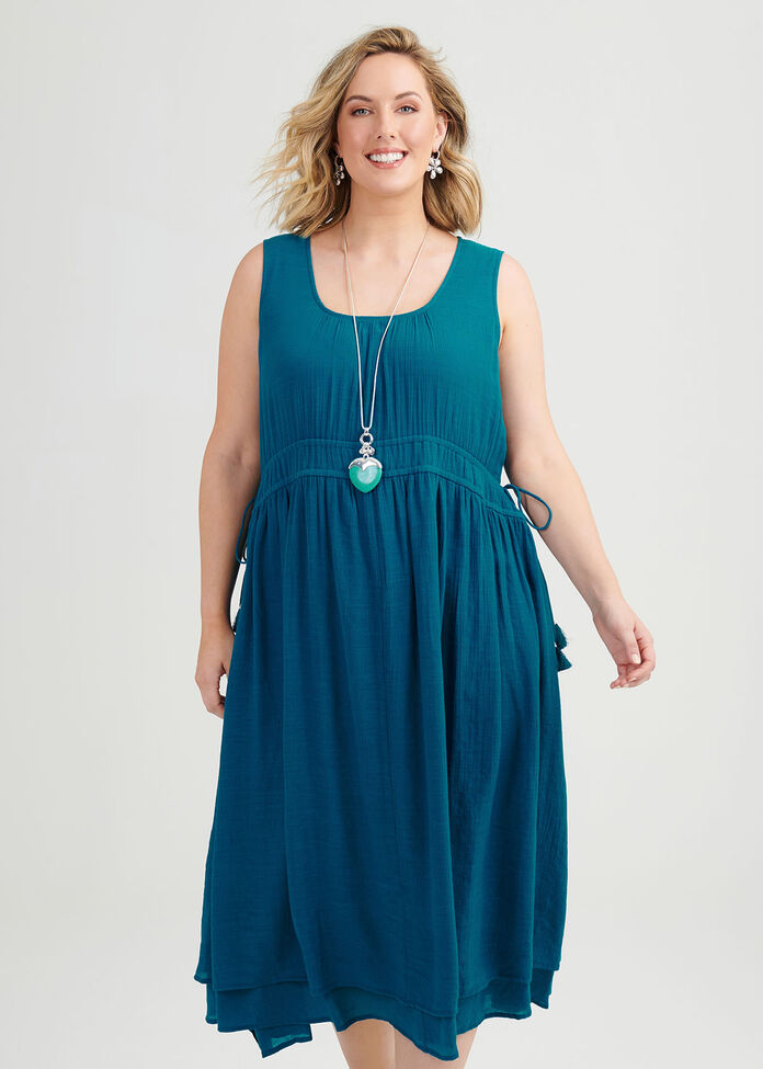 Shop Plus Size Sun Blazing Dress in Green | Sizes 12-30 | Taking Shape AU