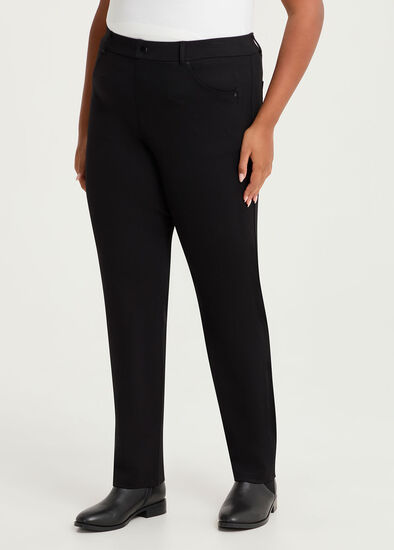 Plus Size Ponte Straight Leg Pant