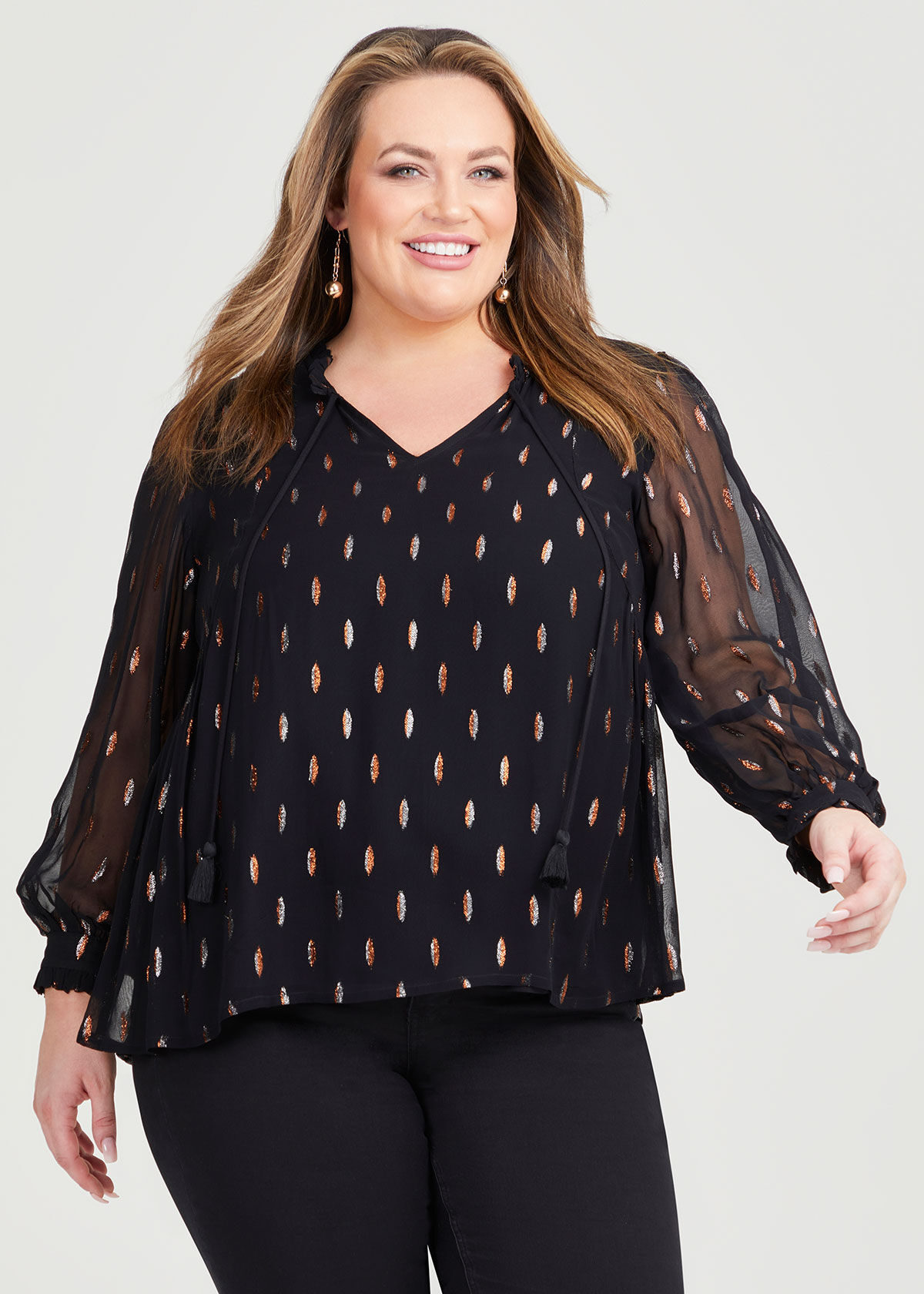 Plus size hotsell formal tops