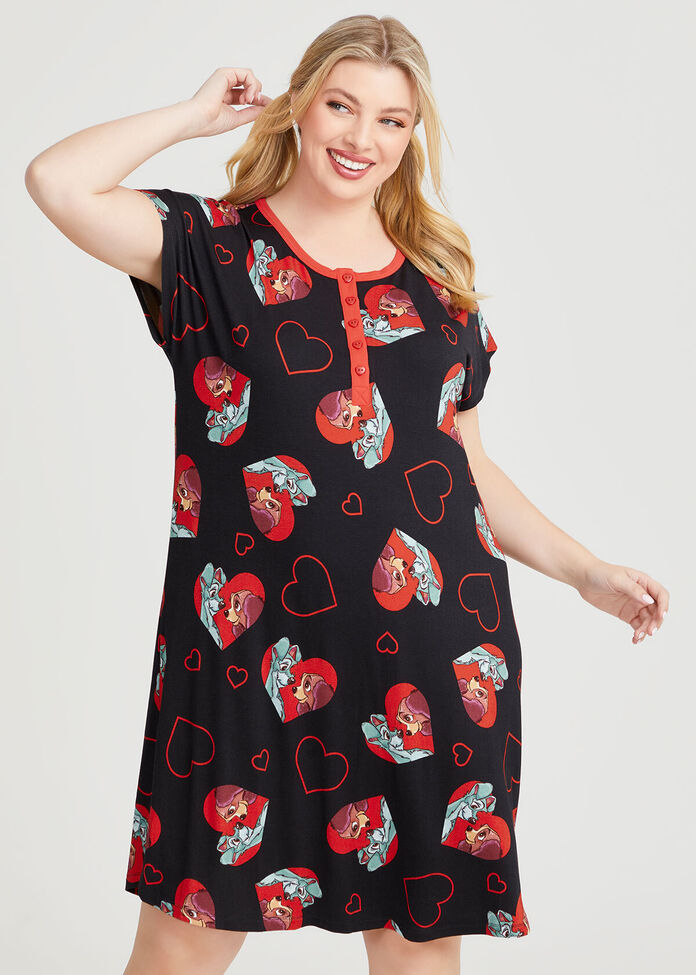 Lady and the Tramp Love Nightie, , hi-res