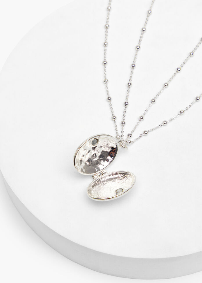 Bohemian Locket Necklace, , hi-res