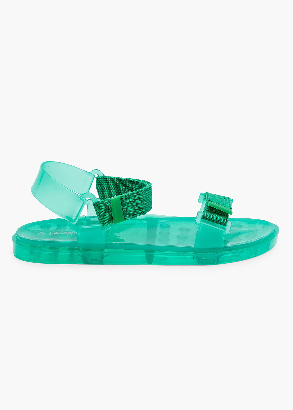 Wide jelly sandals top