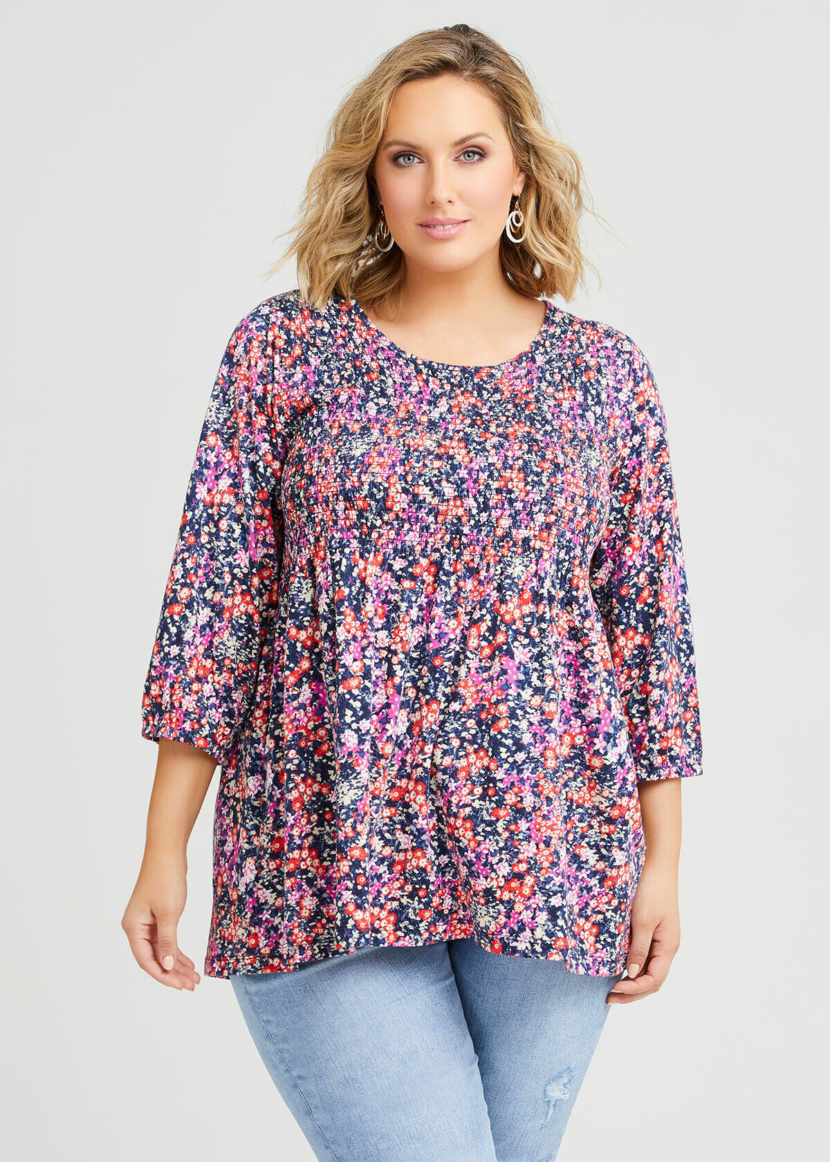 plus size boho tops