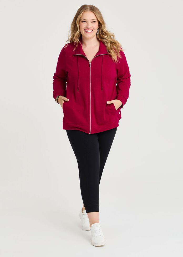 Funnel Neck Active Jacket, , hi-res