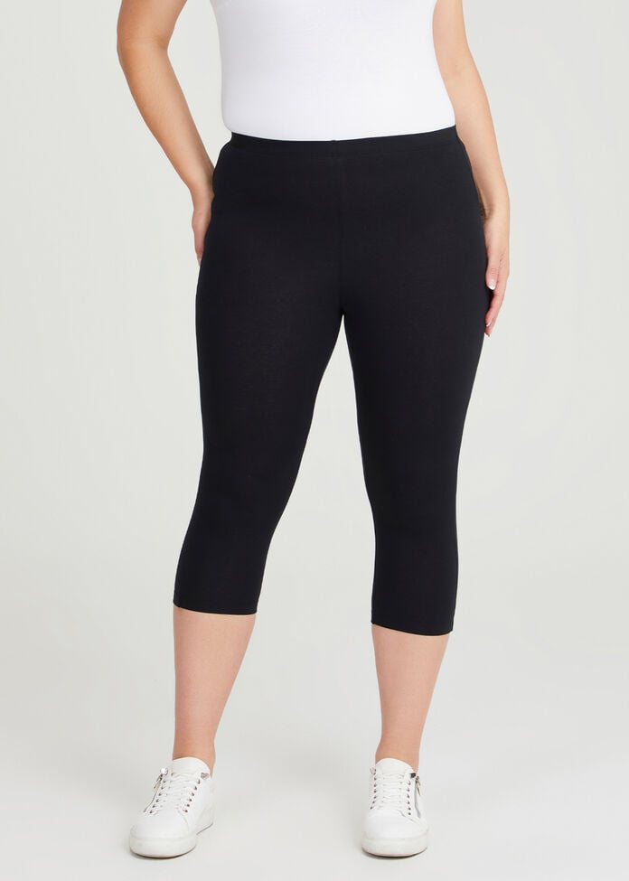 Good Earth Australian Cotton Crop Legging, , hi-res