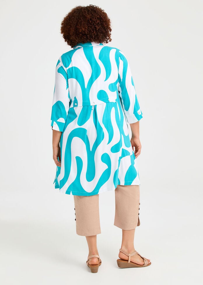 Making Waves Long Natural Shirt, , hi-res