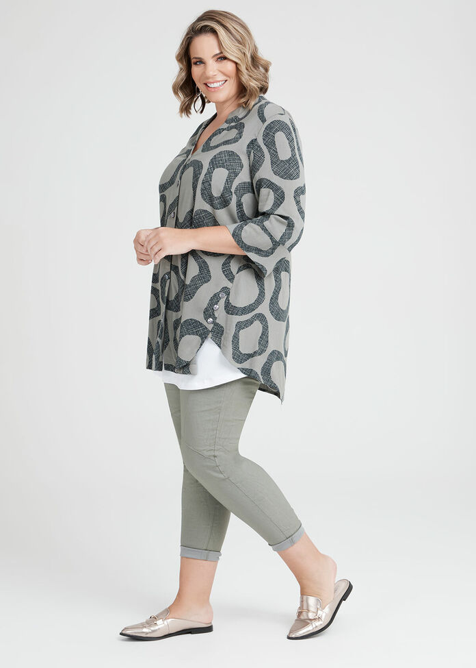 Piia Natural Peplum Shirt, , hi-res