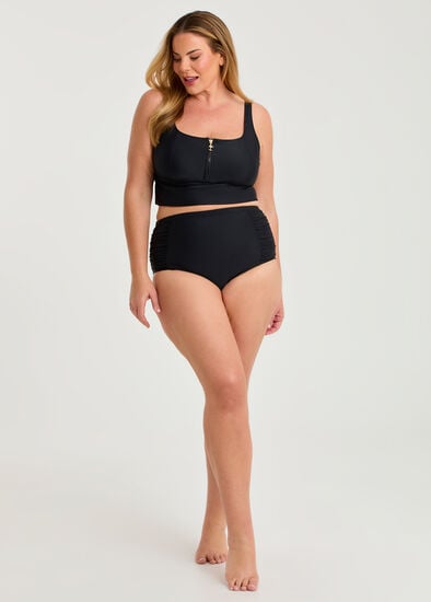 Plus Size Essential Tummy Control Swim Brief